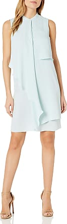 Nanette Lepore Womens Slvless Asymm. Popover Dress, Mint Gala, 14