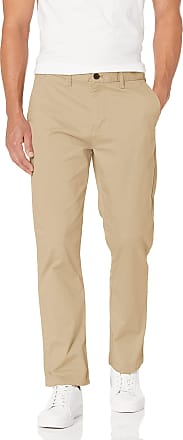 TOMMY HILFIGER Men's Tailored Fit Chino Pants Flat Front Incense, 32x30 