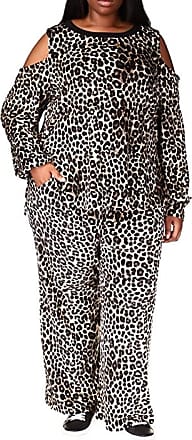 Woman's Pants MICHAEL Michael Kors Plus Size Cheetah Stripe