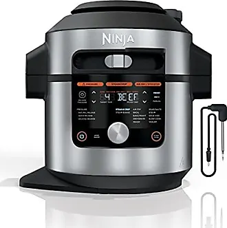 Ninja DCT451 12-in-1 Smart Double Oven with FlexDoor, Thermometer,  FlavorSeal, Smart Finish, Rapid Top Convection and Air Fry Bottom ,  Stainless Steel