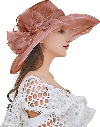Spring Summer Mesh Sunshade Hat Flower Temperament Wedding Dress Hat Sun  Hat Fashion Hat for Denim Fedora Hats