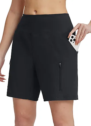 BALEAF Women's 3 Quick Dry Swim Board Shorts Knit Waistband Brief Liner  Zipper Pockets