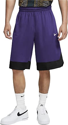 Men's Los Angeles Lakers Nike PurpleBlack Pre-Game Performance Shorts  Medium M