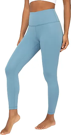 Yogalicious High Waist Squat Proof Yoga Capri Leggings with Pockets for  Women - Black Lux with Pocket - Medium