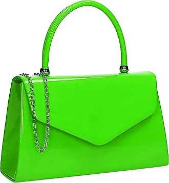Leather clutch bag Clare V Green in Leather - 14822314