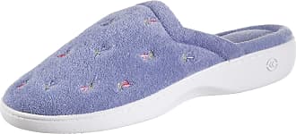 ISOTONER Women's Embroidered Clog Periwinkle 7.5-8 M US 