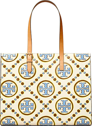Leather handbag Tory Burch Blue in Leather - 33191705
