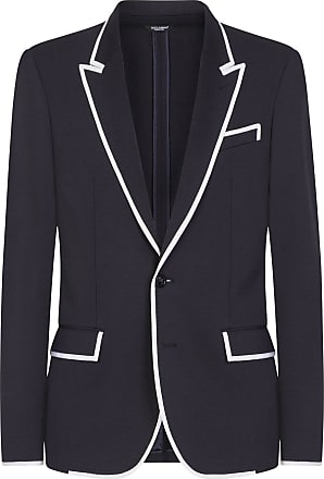 Dolce /& Gabbana Sportcoat Vintage Mens Designer Suit Blue Pinstripe Sport Coat 1990s Dolce and Gabbana Wool Silk Smoking Jacket Blazer