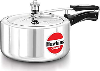 Hawkins Classic 3 liter inner lid aluminum pressure cooker, induction  cooker, wide design pan cooker, best cooker, silver (ICL3W)