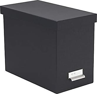 stilvolle Archivschachtel inklusive 8 Hängehefter beige Bigso Box of Sweden Hängeregisterbox mit Deckel Hängemappenbox aus Faserplatte und Papier in stilvoller Leinenoptik
