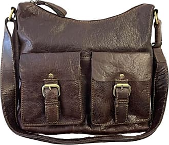 Rowallan of Scotland Mens Leather Half Flap Cross Body Bag in Cognac | eBay