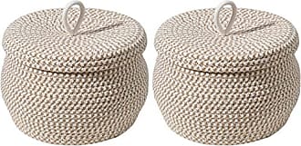 2pcs Woven Small Bamboo Baskets Storage Box For Desktop Sundries, Snack  Organization And Bedroom Decoration