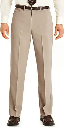 Farah Men's Flexi Trousers Taupe Marl Brown