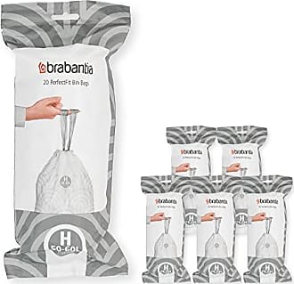Brabantia Sacs Poubelle PerfectFit (Code A / 3L), Ultra Résistant, Poignées  Coulissantes (40 Sacs)