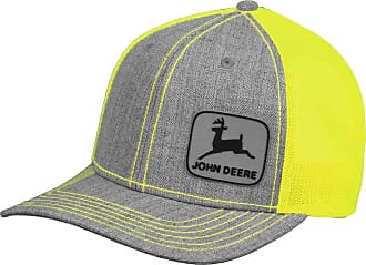 John Deer Trucker Hat Men Snapback Mesh Gray Neon John Deer Coffee