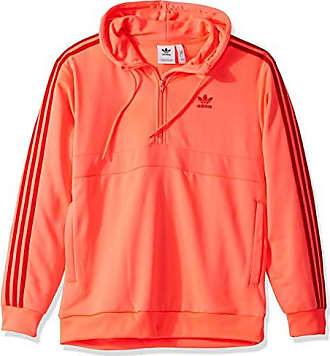 orange adidas hoodie mens