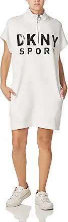 DKNY Sport Women's Sneaker Dress, White with Black Lacquer Logo, S :  : Clothing, Shoes & Accessories