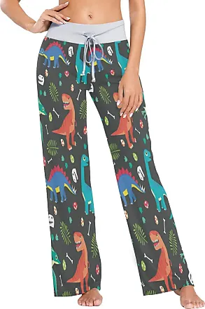  Cute Llama Cactus Women's Pajama Pants Casual