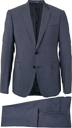armani suit navy blue
