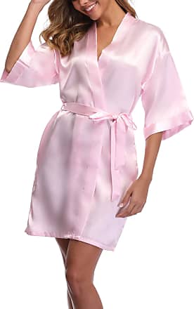 Multicolored Silk Kimono for Women Kleding Dameskleding Pyjamas & Badjassen Jurken Premium Gift Silk Colorful Robe with Belt 