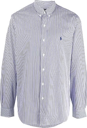 Uomo Vestiti Top e t-shirt Camicie Camicie a righe Ralph Lauren Camicie a righe Slim Fit XL Chemise Ralph Lauren lignes bleues 100% neuve 