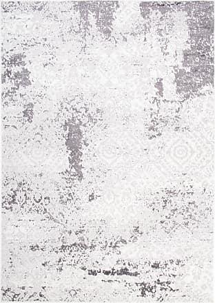 Alfombra de salón dormitorio crema gris piel de animal 200 x 300 cm VALLEY