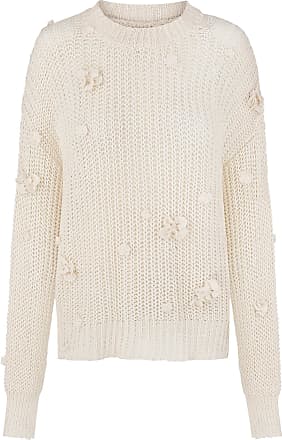 Embellished Yoke Sweater - Ivory