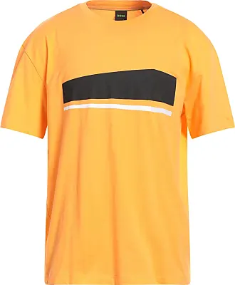 Black and orange hugo boss clearance t shirt