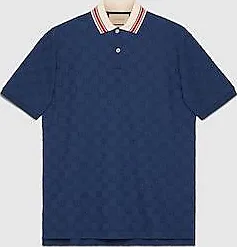 Gucci GG Cotton Silk Polo Shirt, Size XL, Beige, Ready-to-wear