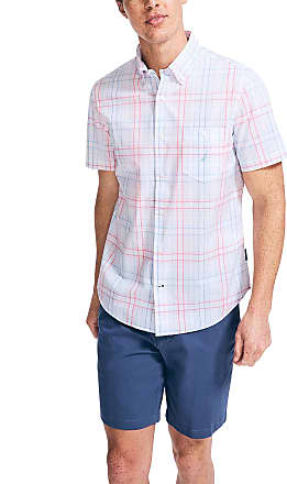 Nautica Herren School Uniform Long Sleeve Performance Oxford Shirt Hemd mit Button-Down-Kragen