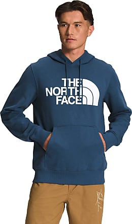 north face pullover blue