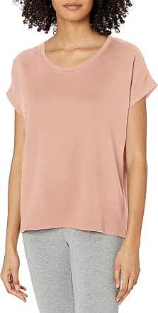 Danskin Womens Dolman Sleeve Cocoon T-Shirt, Blush, Medium