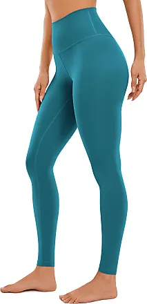 CRZ YOGA Matte Faux Leather Leggings for Women 28'' - High Waisted