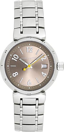 Louis Vuitton Pre-owned Louis Vuitton Tambour Quartz Brown Dial Men's Watch  Q1111 - Pre-Owned Watches - Jomashop