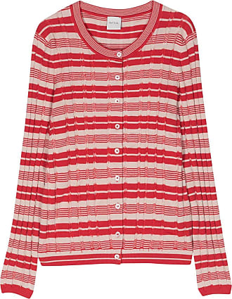 PS Paul Smith abstract-print cotton cardigan - Pink