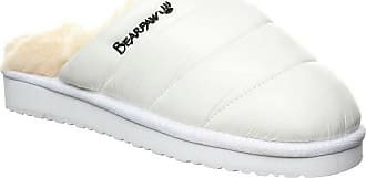 Bearpaw Womens Puffy Multiple Colors | Womens Slippers | Womens Shoes | Comfortable & Light-Weight, White, 9 UK