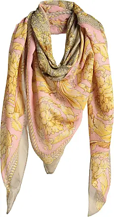 Versace Women's Plain Silk Scarf, White ($33) ❤ liked on Polyvore