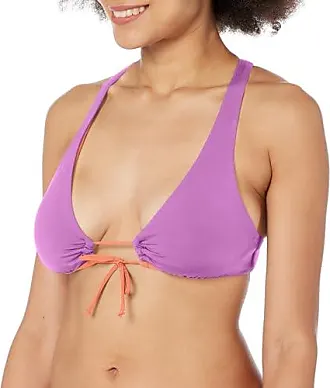 Buy Lilac Aztec Print Moulded Cup Plunge Bikini Top - 36DD, Bikinis and  tankinis