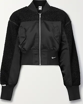 Nike Women's NSW Fleece Hoodie Varsity, Black/Black/White, X-Small