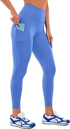 CRZ YOGA Women's High Waisted Workout Leggings with Side Pockets - Naked  Feeling Yoga Pants for Athletic Running