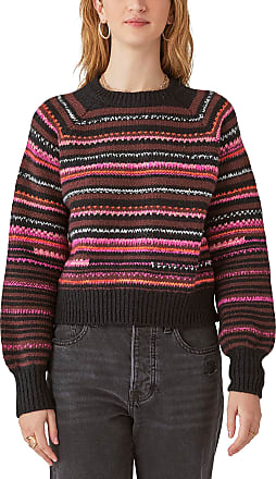 Lucky Brand Women's Fairisle Crew Sweater, Black Combo, X-Small :  : Clothing, Shoes & Accessories
