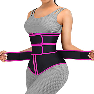 Jueachy Waist Trainer for Women Breathable Waist Trimmer Belly Band Stomach Shaper for Women 