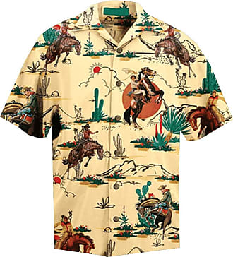 Wes and Willy Mens Cabana Boy Retro Button Down Hawaiian Short Sleeve Shirt  (Alabama Crimson Tide, Small) at  Men's Clothing store