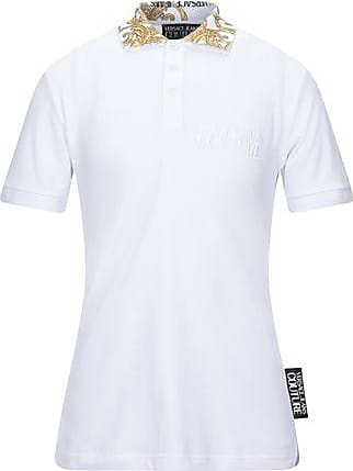 versace polo shirt white