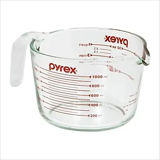 Pyrex SYNCHKG039125 4 Measuring Cup, Clear with Red Graphics