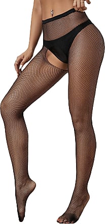 Womens Hollow Out Fishnet Pantyhose Tights Lace Stocking 4 Pairs Extended Sizes 