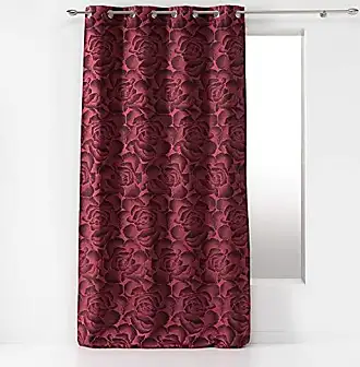 Embossed Plush Velvet Damask Fully Lined Eyelet Curtains 66x72 Chateau