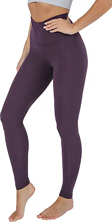 Yogalicious Womens High Waist Ultra Soft Nude Tech Leggings for Women -  Lavender Gray - Large