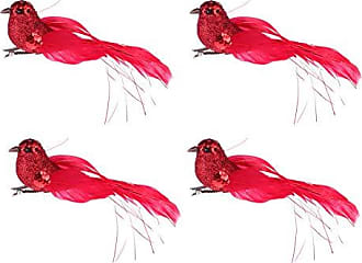 6 Stück künstliche kleine dekorative Kunstvögel aus Schaumstoff zum Basteln