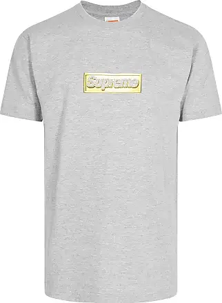 SUPREME Bling Box Logo T-shirt - men - Cotton - M - Grey
